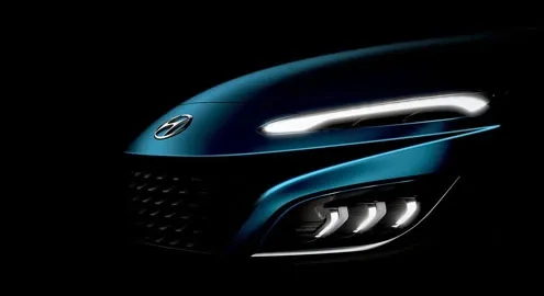 Обновленный кроссовер Hyundai Kona заметно преобразится