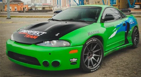 In Ukraine, the iconic Mitsubishi sports car from The Fast and the Furious is being raffled off