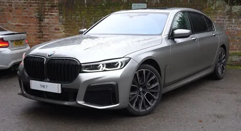 Diesel BMW 7 traveled almost 1500 km on a single tank