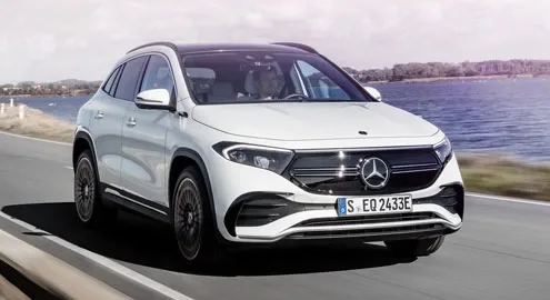 Фото и подробности самого доступного электрокроссовера Mercedes