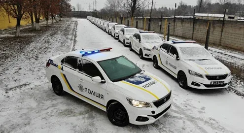 Автопарк Нацполиции пополнили свыше 300 новых автомобилей