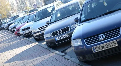 В Украине активно штрафуют владельцев авто на еврономерах
