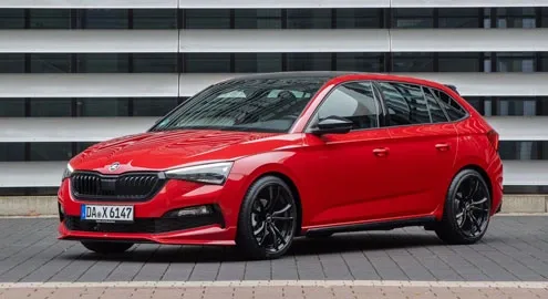Skoda показала яркий лимитированный заряженный хэтчбек