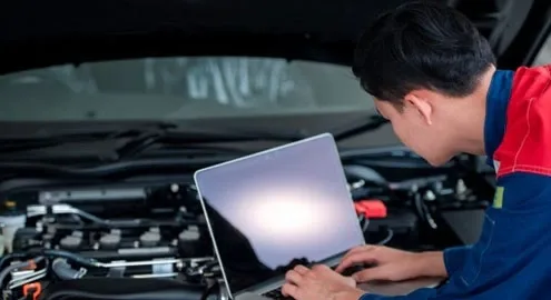 Which car owners are more often found at service stations than on the road