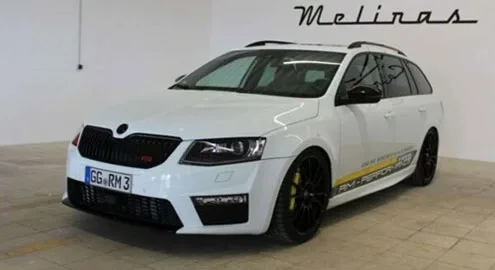 In Germany, a used Skoda Octavia with 525 horsepower is being sold