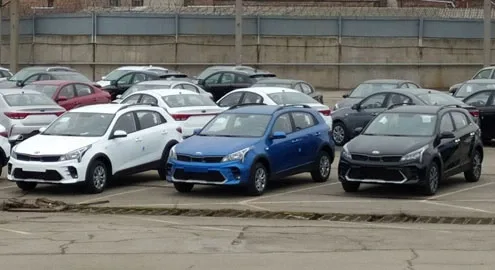 На площадке ЗАЗ засняли новые Kia украинской сборки (фото)