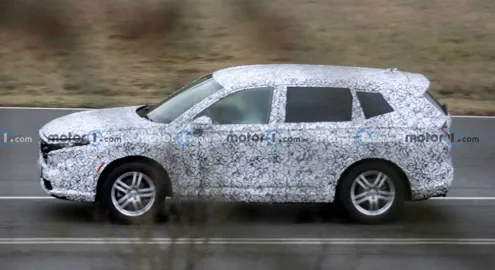 New Honda CR-V 2022 spotted in first photos