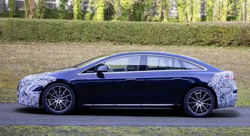 A new Tesla competitor from Mercedes was spotted on the roads