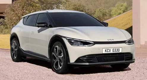 Kia has unveiled its first from-scratch electric vehicle