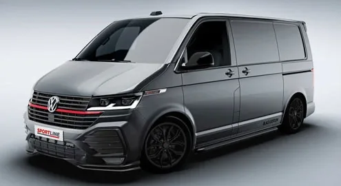 Volkswagen T6 received bright factory tuning