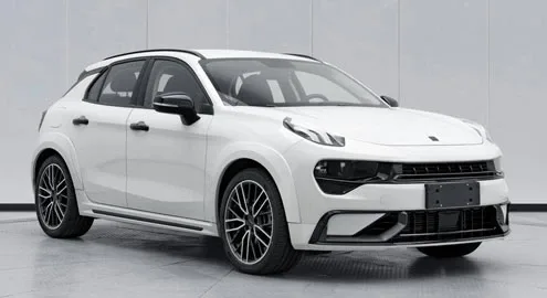 Geely и Volvo показали недорогой заряженный кроссовер в стиле Porsche Macan