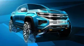 Первые изображения нового Volkswagen Amarok 2022