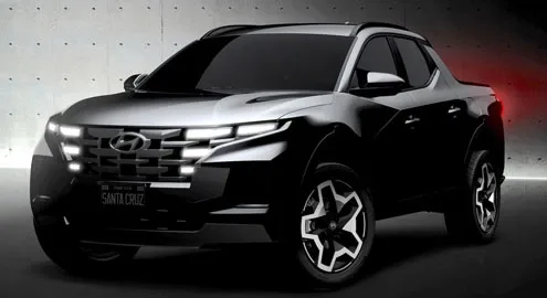 Первый пикап Hyundai рассекретили на официальных изображениях