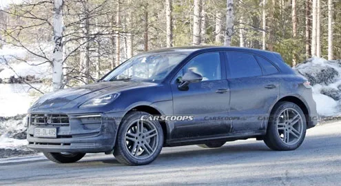 Новый Porsche Macan 2021 засняли на дорогах