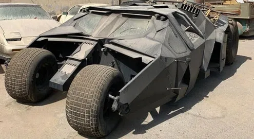 Original Batmobile found abandoned in Dubai (video)