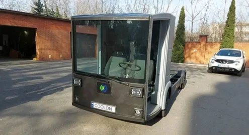 The first Ukrainian electric car was spotted on the roads