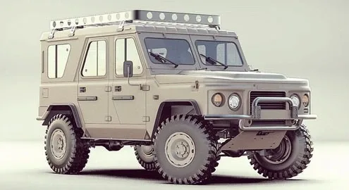В Сети показали новый утилитарный внедорожник для украинской армии