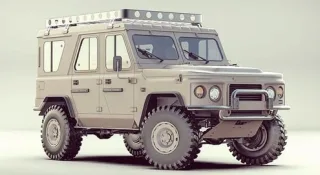 The network showed a new utility SUV for the Ukrainian army