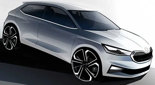 Інтер'єр нової Skoda Fabia 2021 розсекречено на офіційних зображеннях