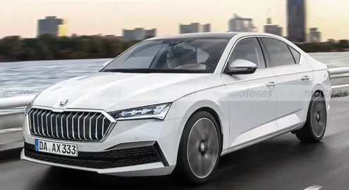 Первые изображения нового Skoda Superb