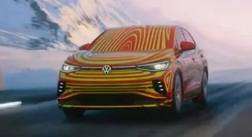 Самый красивый электрокар Volkswagen показался на фото и видео