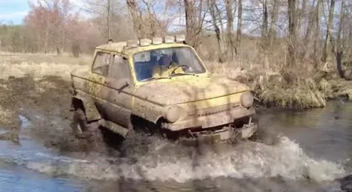 Украинцы превратили ЗАЗ-968М в мощный и надежный внедорожник (видео)