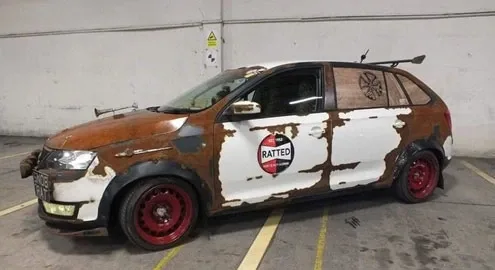 What Skoda cars look like with rust tuning (photos)