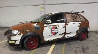 Як виглядають автомобілі Skoda в тюнінгу під іржу (фото)