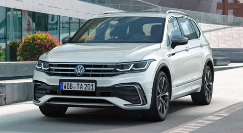 The largest Volkswagen Tiguan appeared in the first photos