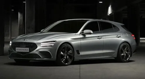 Hyundai has shown a stylish competitor to the BMW 3 Series and Mercedes C-Class