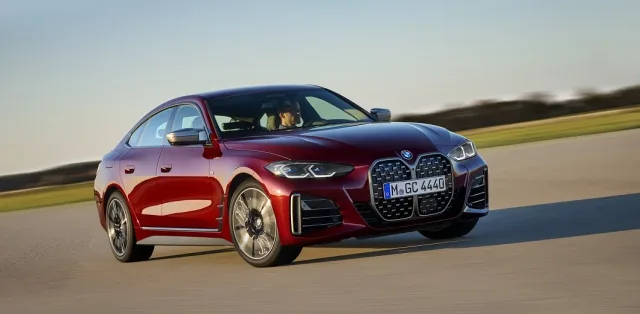 BMW has introduced a new sedan with a huge radiator grille