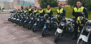 The number of motorcycle patrols in Ukraine is increasing