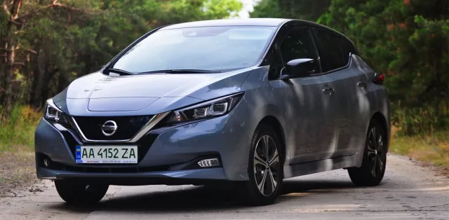 Nissan Leaf passed a comprehensive test on Ukrainian roads