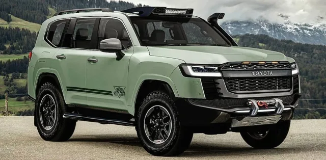 New Toyota Land Cruiser 300 dressed in factory TRD tuning