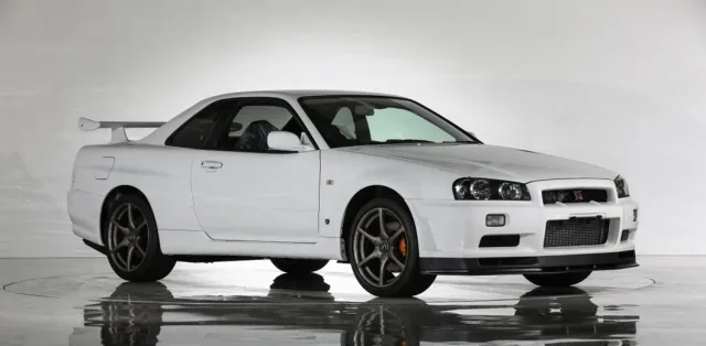 An old 19-year-old Nissan went under the hammer at the price of a new Ferrari