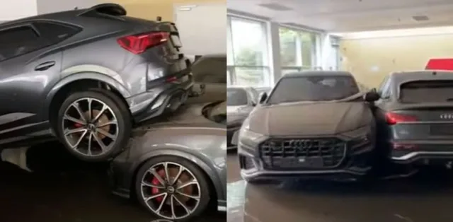 В Германии потоп уничтожил автосалон с десятками новых Audi (видео)
