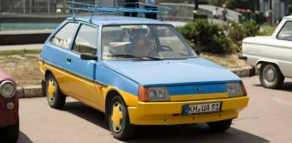 В Україну з Німеччини своїм ходом приїхала ЗАЗ Таврія (фото)