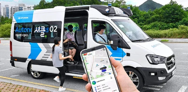 Hyundai launches self-driving shuttle buses on the roads