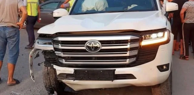 Новейший Toyota Land Cruiser разбили сразу же после покупки