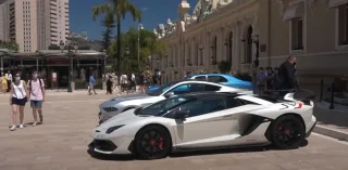 The video captured a car with a license plate worth $12 million