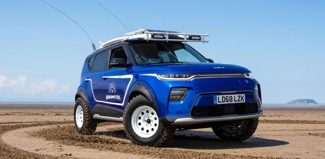 An unusual use was found for a Kia electric car that was subject to recycling
