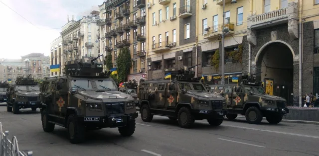 What equipment will take part in the parade on Ukraine's Independence Day