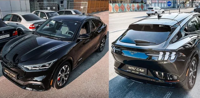 The first Ford Mustang electric crossover was spotted in Ukraine