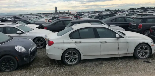 Thousands of brand-new BMWs have been rusting in the open air for years (video)