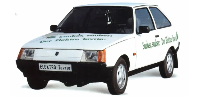 What could the electric Tavria have been like: historical video from 1991