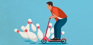 In Ukraine, drivers of electric scooters have started to be tried and fined