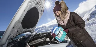 How to defrost the washer fluid reservoir