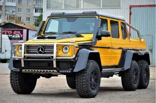 An exclusive 6-wheeled Gelendvagen was made in Ukraine