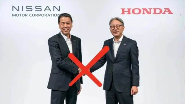 Negotiations on the merger of Nissan and Honda have collapsed