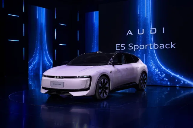 Audi E5 Sportback: первый автомобиль марки без знаменитых колец